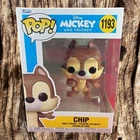 Chip funko # 1193 (nib) brand new disney mickey and friends chip pop.
