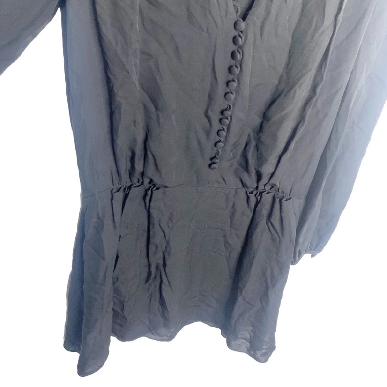 Abito nero Alexander Wang seta taglia 4 ottime condizioni manca un bottone