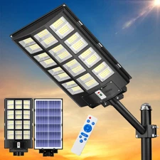 Gefolly 99999999999LM Commercial  Solar Street Lights Outdoor Dusk to Dawn 9600W