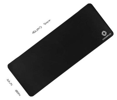 Coolerplus Extended Gaming Mouse Pad with Stitched Edges Non Slip Base Desk M...