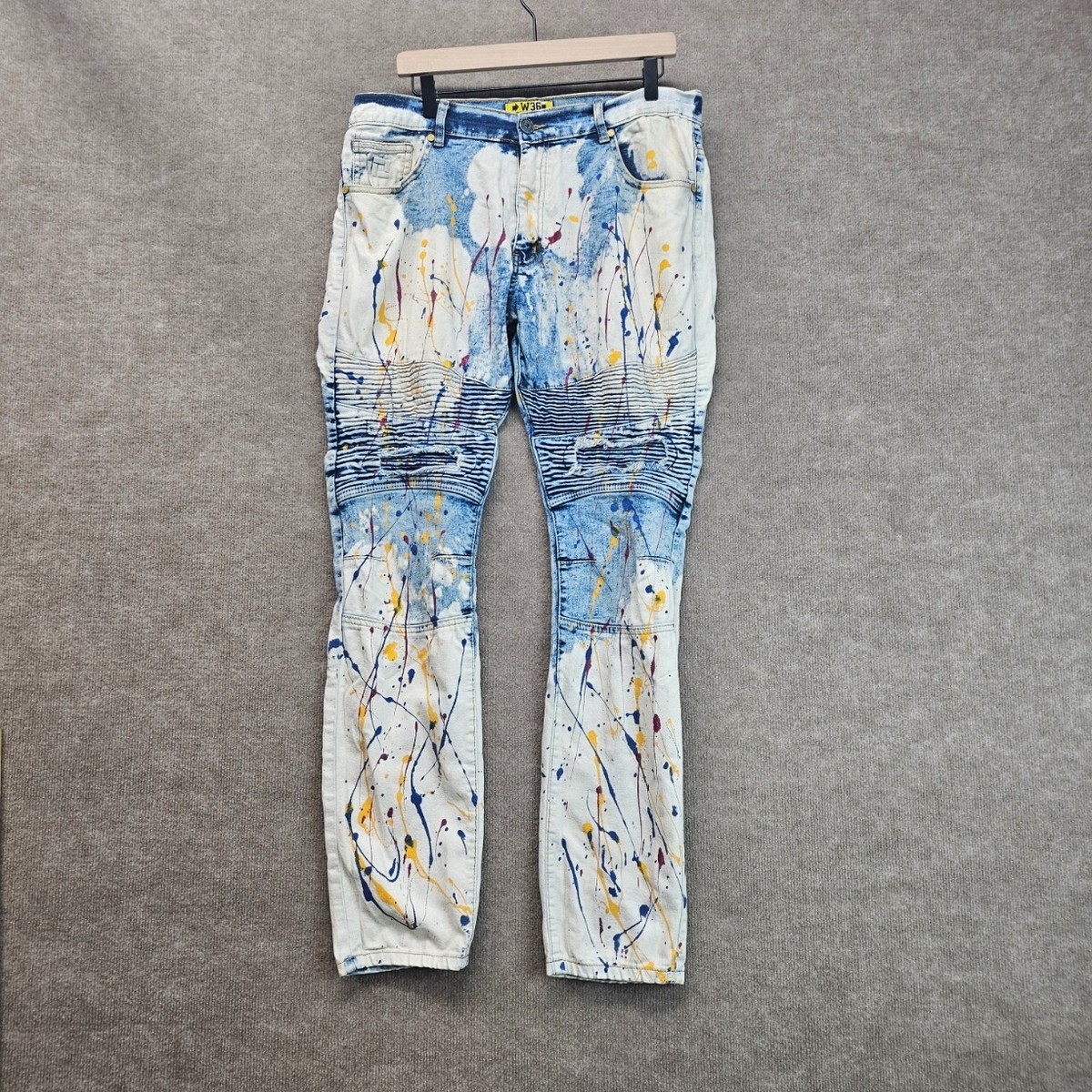 Men's Distressed Jeans by Demolition Limited Edition Size 36 x 30
