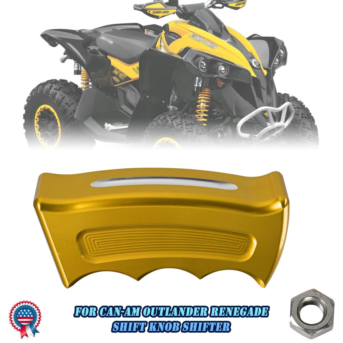 Billet Pistol Grip Shift Knob Shifter For CanAm Outlander Renegade 450