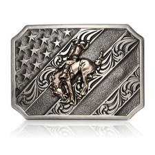 Horse Rider Belt Buckle Western Cowboy Rodeo Riding Horse Belt Buckles for Me...
