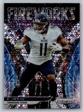 2021 Panini Prizm #F-8 A.J. Brown Fireworks Silver No Huddle Disco