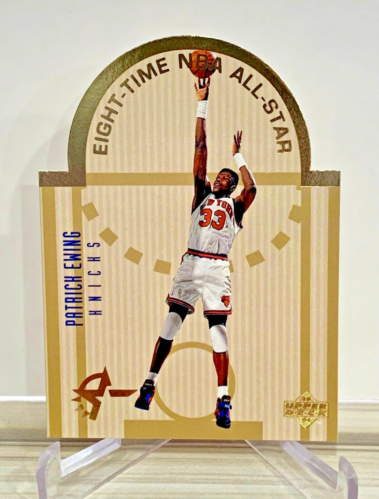 1993-94 Upper Deck SE Die-Cut All-Stars Patrick Ewing #E11 New York Knicks