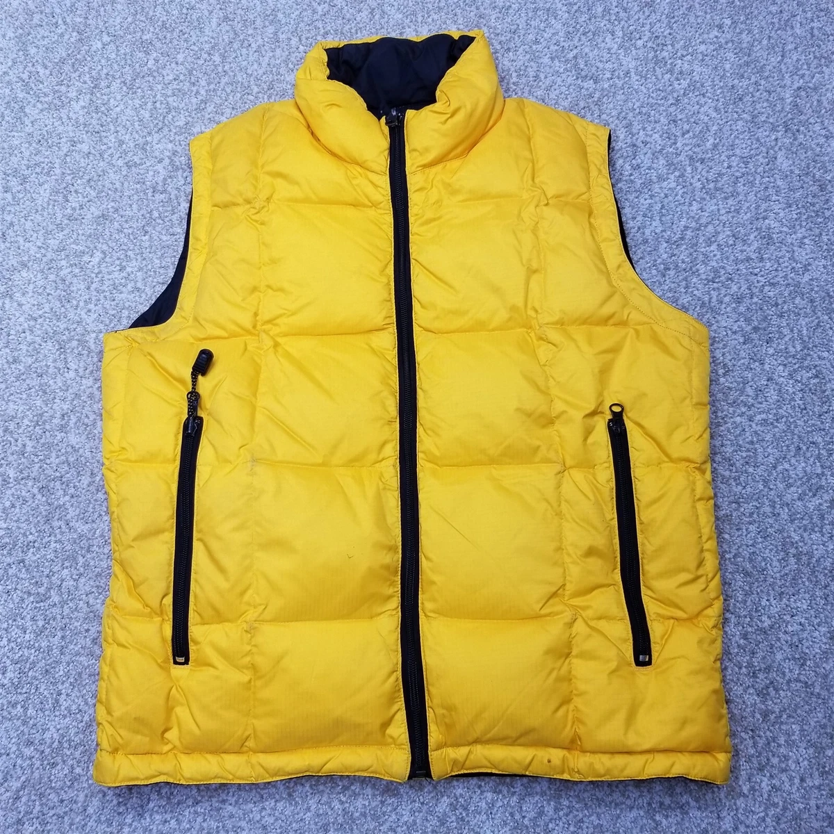 Mens yellow hotsell down vest