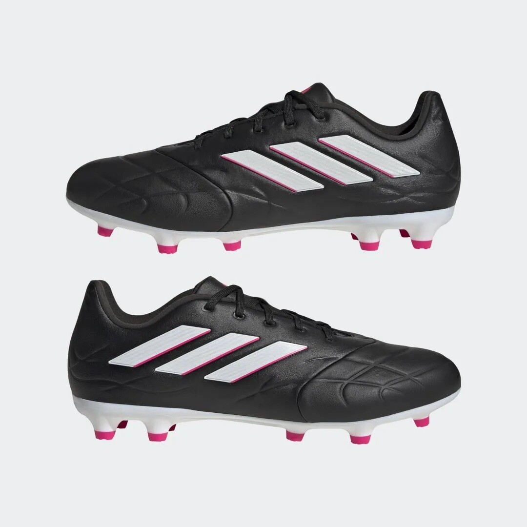 ADIDAS COPA PURE.3 FG L SOCCER CLEATS HQ8942 BLACK WHITE ADIDAS COPA PURE.3 FG L SOCCER CLEATS HQ8942 BLACK WHITE