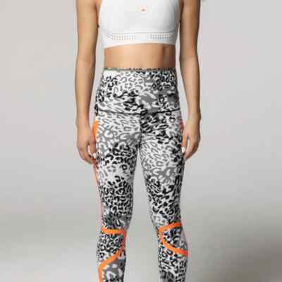 ADIDAS BY STELLA MCCARTNEY TRUEPACE PRINTED TIGHTS Size xs FU0709