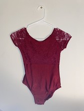 Girls Pageant Leotard Size Child Large