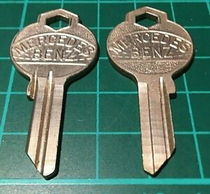 Mercedes Benz Oldtimer (Vorkrieg) Schlüsselrohling &#034; MERCEDES  BENZ &#034; Prägung