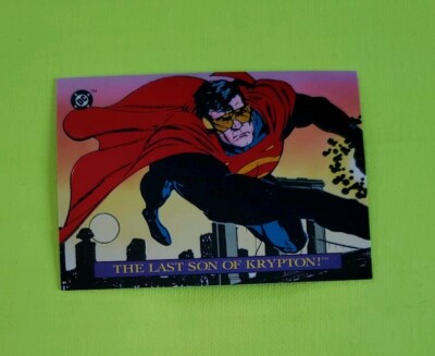 1993 DC Bloodlines Embossed Foil #S3 The Last Son of Krypton