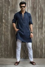 New Indian men's 100 cotton Kurta/ Pathani Kurta/ Indian disign/ Panjabi look