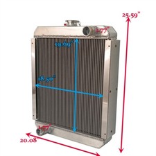 Radiator fits John Deere 8875 MG86534243; New Holland LS180 LX665 LX885 90372352