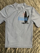 NEW NO TAGS SZ XL 16/18 Rash Guard SWIM UPF50 UV Protection Shirt CHEROKEE Boys