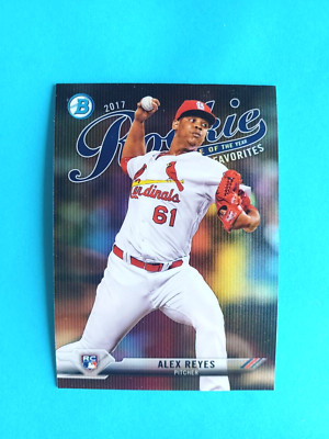 Alex Reyes Rookie Card 2017 BOWMAN ROOKIE OF THE YEAR FAVORITES ALEX REYES #ROYF-14 ST. LOUIS ...