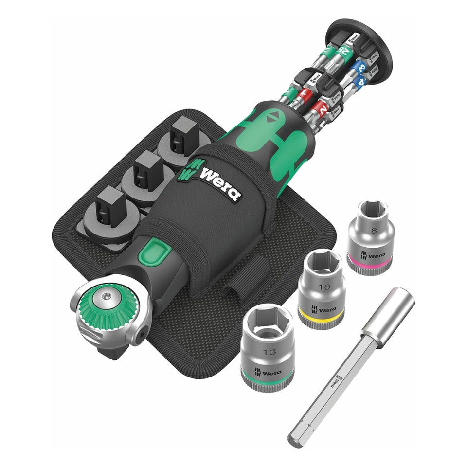 Wera Pocket 3/8-inch Drive Ratchet Metric Socket/Bit 18-piece Set (NEW) - Image 3 of 4