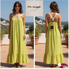 ABITO donna LUNGO "ARTIGLI" con BRETELLE Collezione PRIM./ESTATE SALDI-SALE-50%