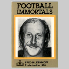 Fred Biletnikoff #141 1985 Football Immortals Oakland Raiders Football Card NFL