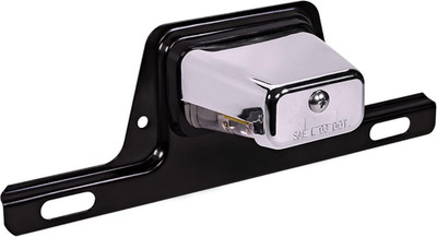 TRUE MODS Chrome Boat Trailer LED License Plate Light [Steel Bracket Mount] [DOT