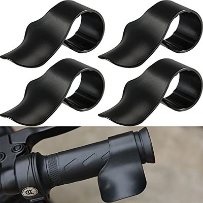 4 Black Motorcycle Throttle Mounts - Wrist Throttle Assist Rest Control 