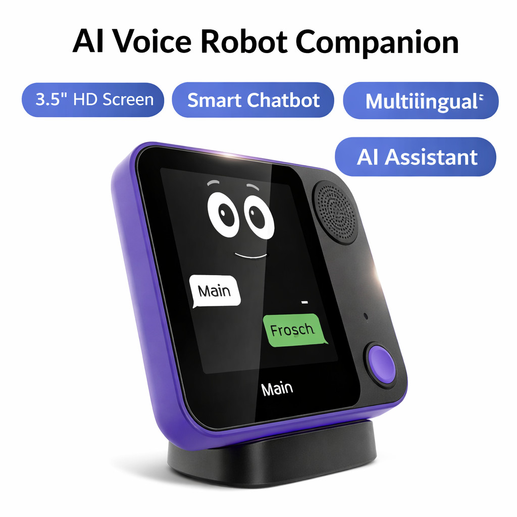 Ai Voice Robot Companion 3.5&Quot; Hd Screen Smart Chatbot Multilingual Ai Assistant
