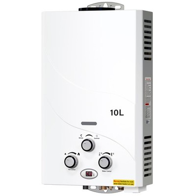 10L Propane Gas Tankless Water Heater 2.6GPM LPG Instant Water Shower Boiler