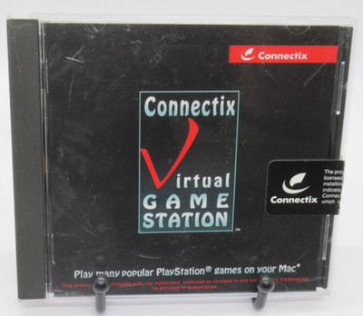 CONNECTIX VIRTUAL GAME STATION CD-ROM FOR MAC, PLAY PLAYSTATION GAMES ON MAC HTF