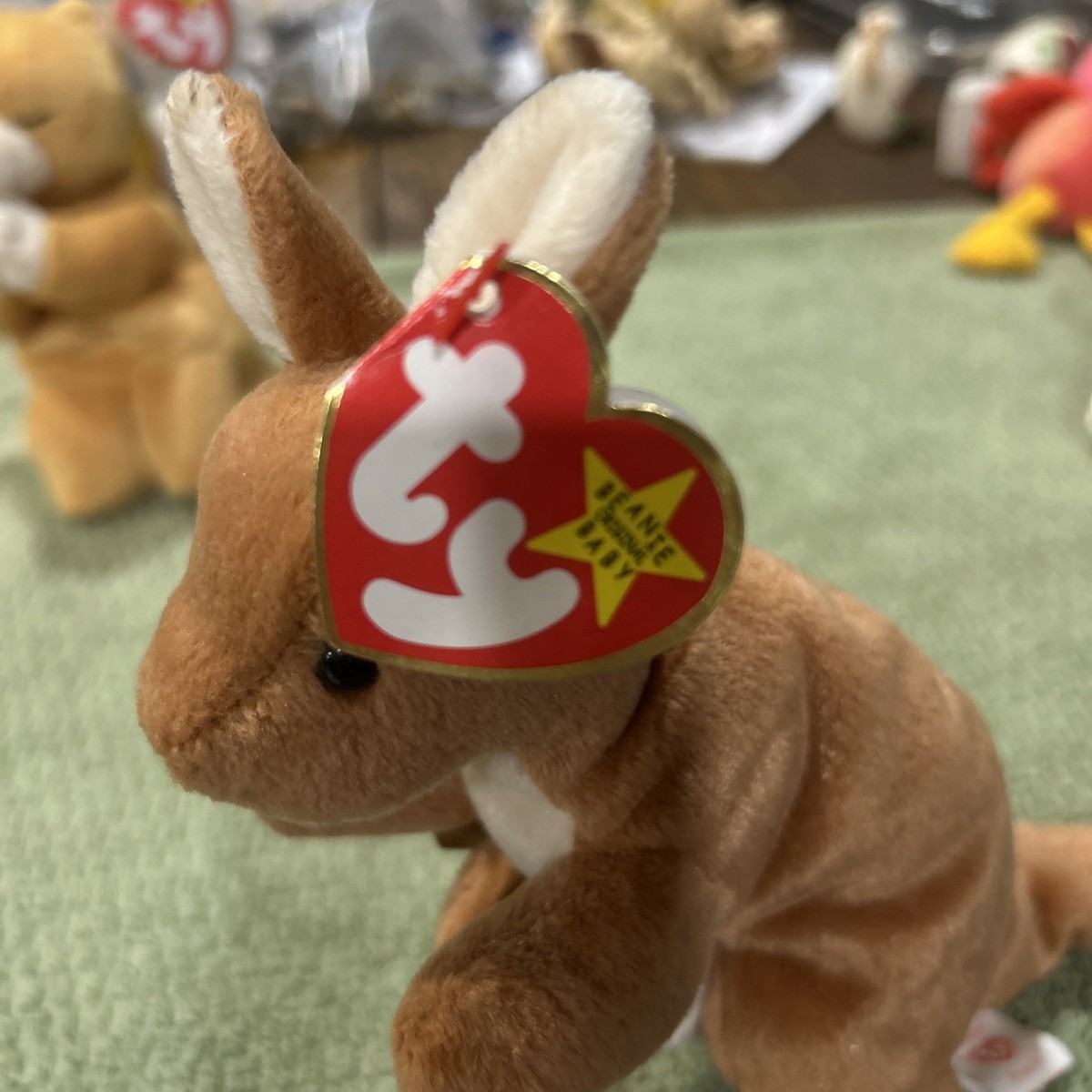 Ty Beanie Baby 1996 Pouch Kangaroo Birthday November 6, 1996 | eBay