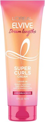 L Oréal Paris Elvive Dream Lengths Super Curls Cream Leave-In, 5.1 Ounce