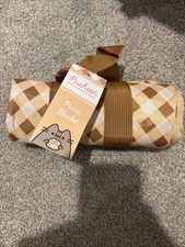 Pusheen Picnic Blanket W/ Carrying Straps Brown/Beige Exclusive Summer Box 2022