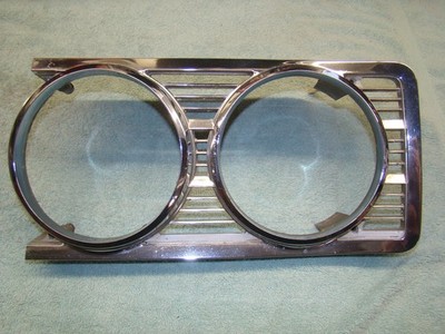 69 Ford Fairlane Ranchero LH Headlght Headlamp Door Bezel Grille Extension USED