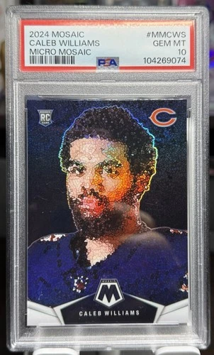 PSA 10 2024 Caleb Williams RC Micro Mosaic ROOKIE #MM-CWS