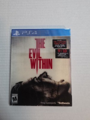 The Evil Within PlayStation 4 PS4 CIB W/ Holographic Sleeve *Disc Excellent*