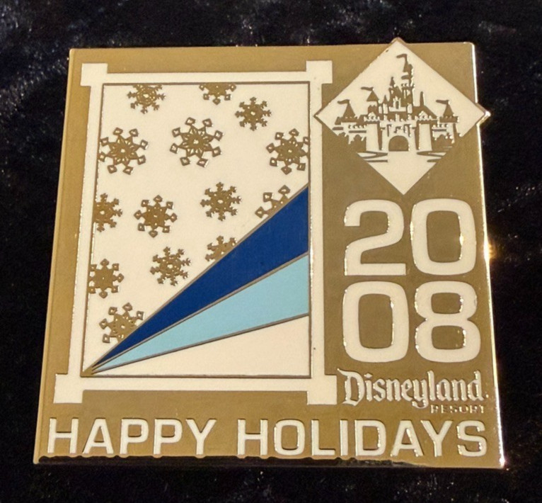 Disney Pin Happy Holidays Cast Exclusive Disneyland Resort 2008
