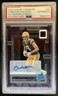 2022 Clearly Donruss Christian Watson Rated Rookie Auto Purple #/175 PSA Auth