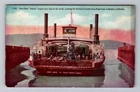 Benicia CA-California, Ferry Boat Solano, Vintage Postcard