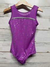 Cat  Jack Moon and Stars Sleeveless Leotard - Dancewear - Girls Size XS 4/5 - V