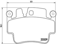 Bremsbeläge P 65 009 BREMBO für PORSCHE 911 Cabriolet 911 BOXSTER Spyder BOXSTER