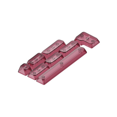 NuPhy Crystal mSA PC Keycaps Inca Rose - Tastenkappen Set QWERTY US