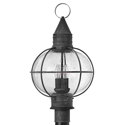 Hinkley Cape Cod 23 3/4" High Aged Zinc Outdoor Post Light - Picture 3 of 7