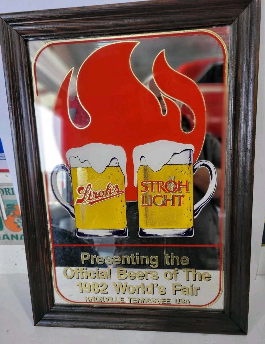 Strohs Beer Sign Mirror for sale | eBay
