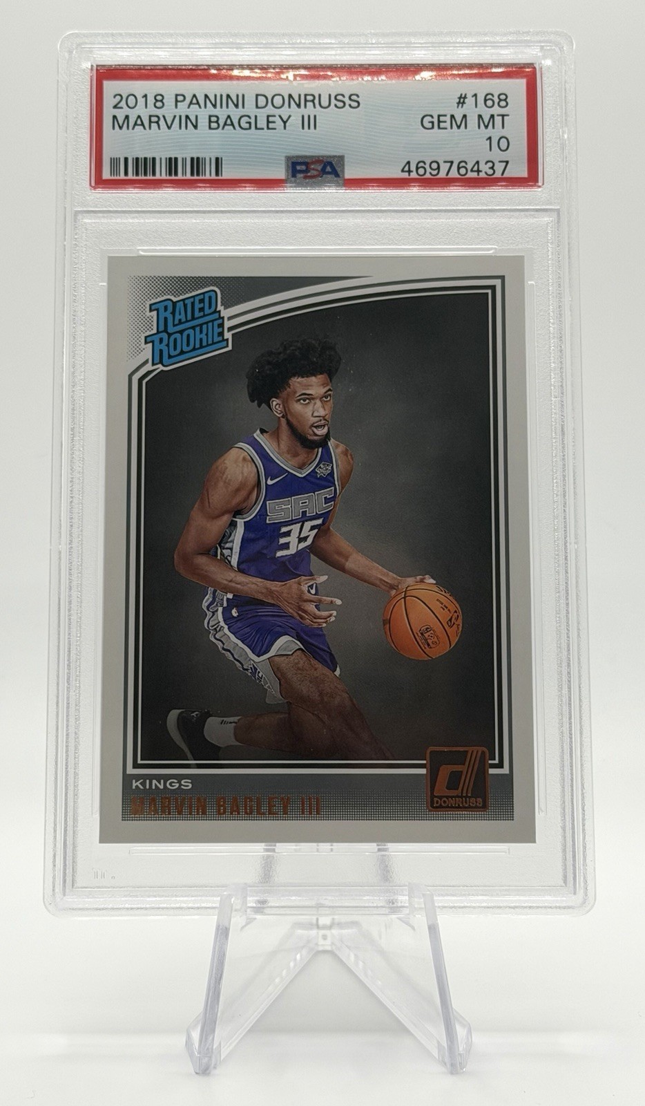 PSA 10 2018 Marvin Bagley Panini Donruss #168