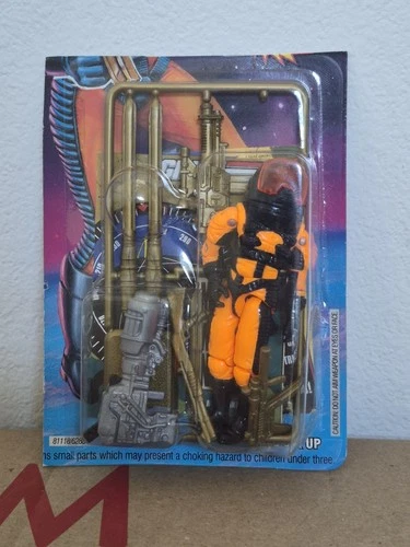 GI Joe 1993 Star Brigade Roadblock 3.75" Variant Hasbro open bubble cut card