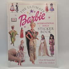 2000 Y2k Ultimate Barbie International Dolls Sticker Book New