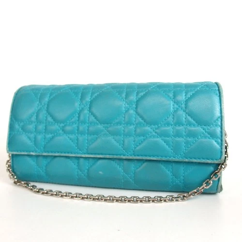 Christian Dior Chain Wallet Leather used