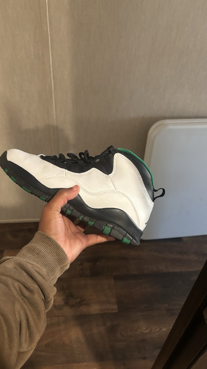 Air Jordan 10 Retro 2019 Seattle Men's Shoes Size 9 Green/White OG