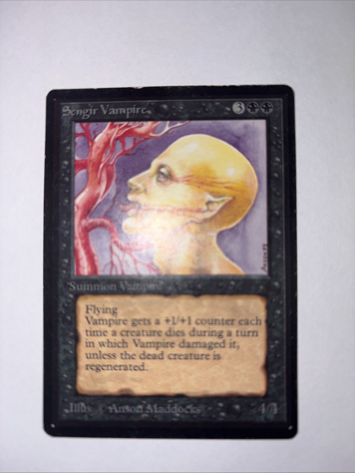 Magic The Gathering Beta Sengir Vampire MTG