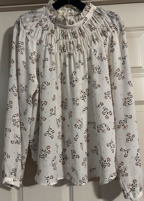 LOFT Cottagecore Boho Revival Old Money Clean Girl Career  Peasant Size M