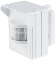 Chilitec Funk-Bewegungsmelder FüR 'Pilota Casa' IP44, 90°/8M Pir, Aufputz, Weiß