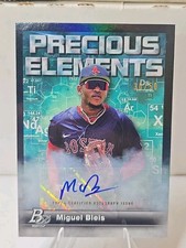 Miguel Bleis 30/50 Auto 2023 Bowman Platinum ‘Precious Elements’ Red Sox MLB
